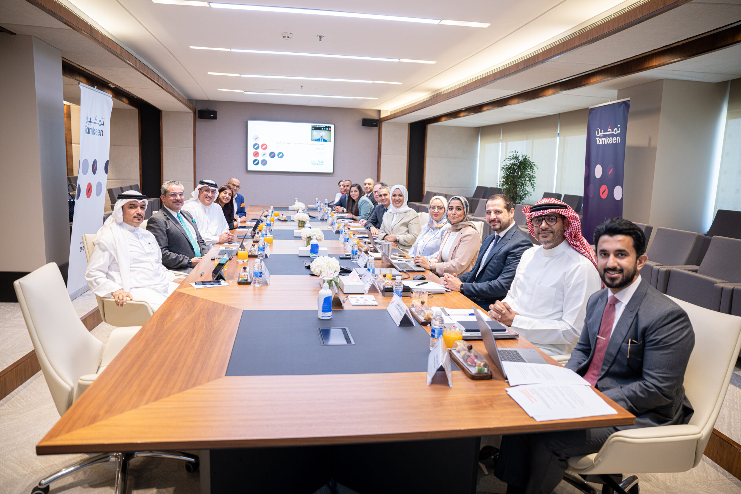 Tamkeen Board of Directors holds Q2 2023 meeting   Tamkeen supported the training and employment of over 8K Bahrainis and 2.5K enterprises since the beginning of this year.