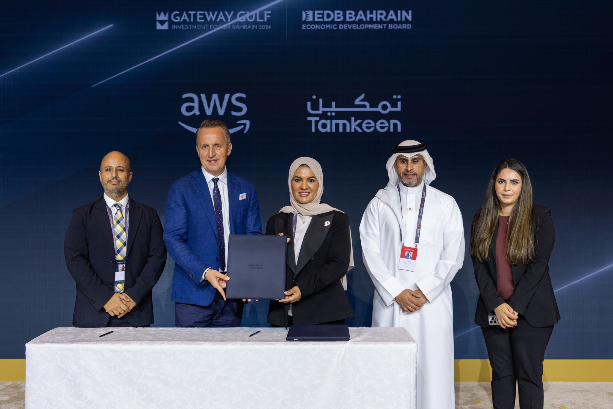 As part of their participation in Gateway Gulf  Tamkeen and AWS Launch program to Empower Bahraini Talent with Artificial Intelligence Skills